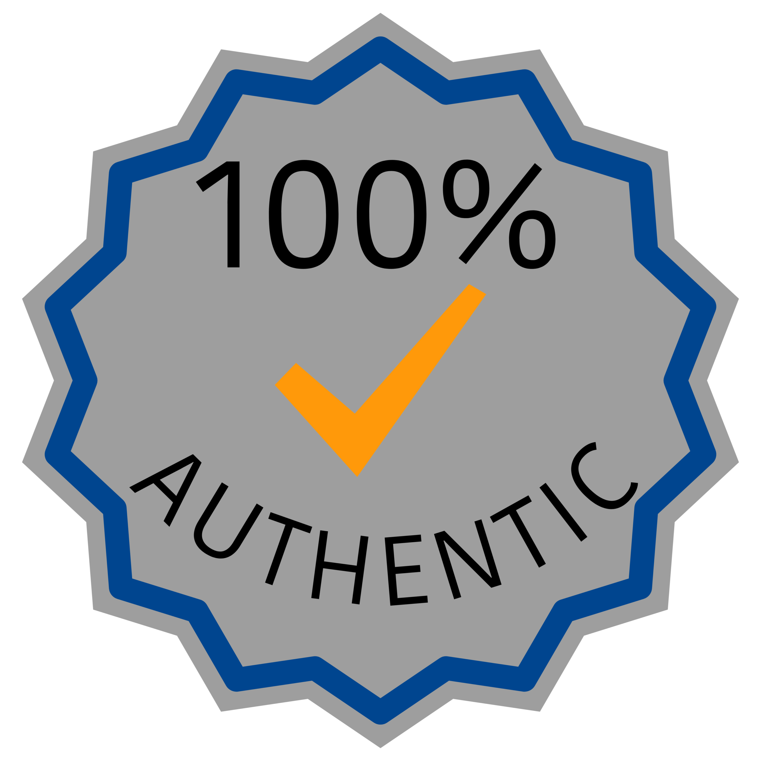 100% AUthentic