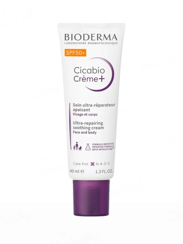 Bioderma Cicabio Creme+ Ultra-Repairing Soothing Cream Sunscreen SPF 50+